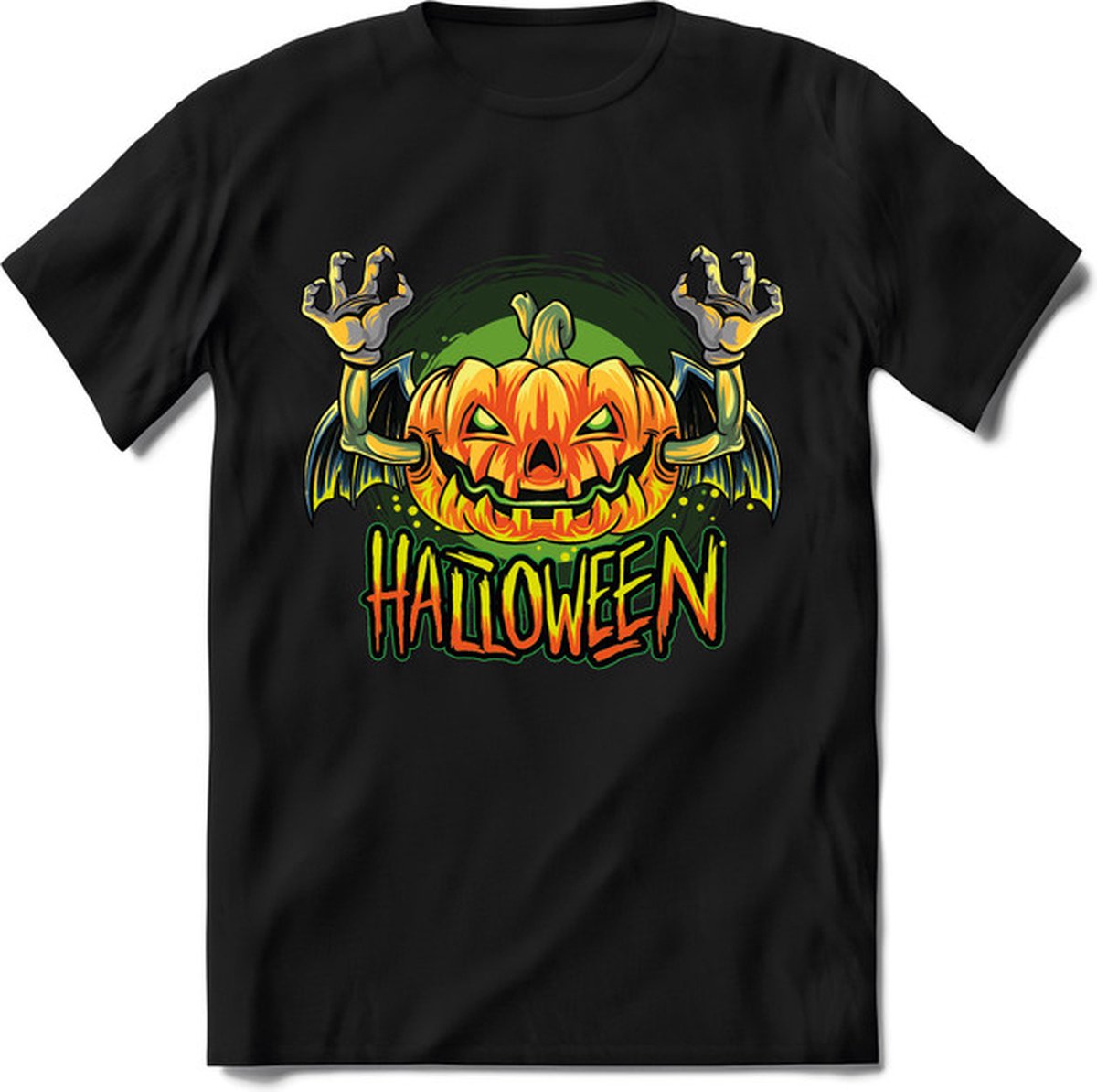 Halloween T-Shirt | Horror  Kleding Heren / Dames | Weerwolf , Monster , Vleermuis en Pompoen  Shirt |